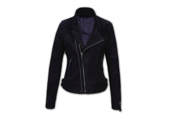 (0103) Damen Lederjacke "Berlin" Suede-Leder